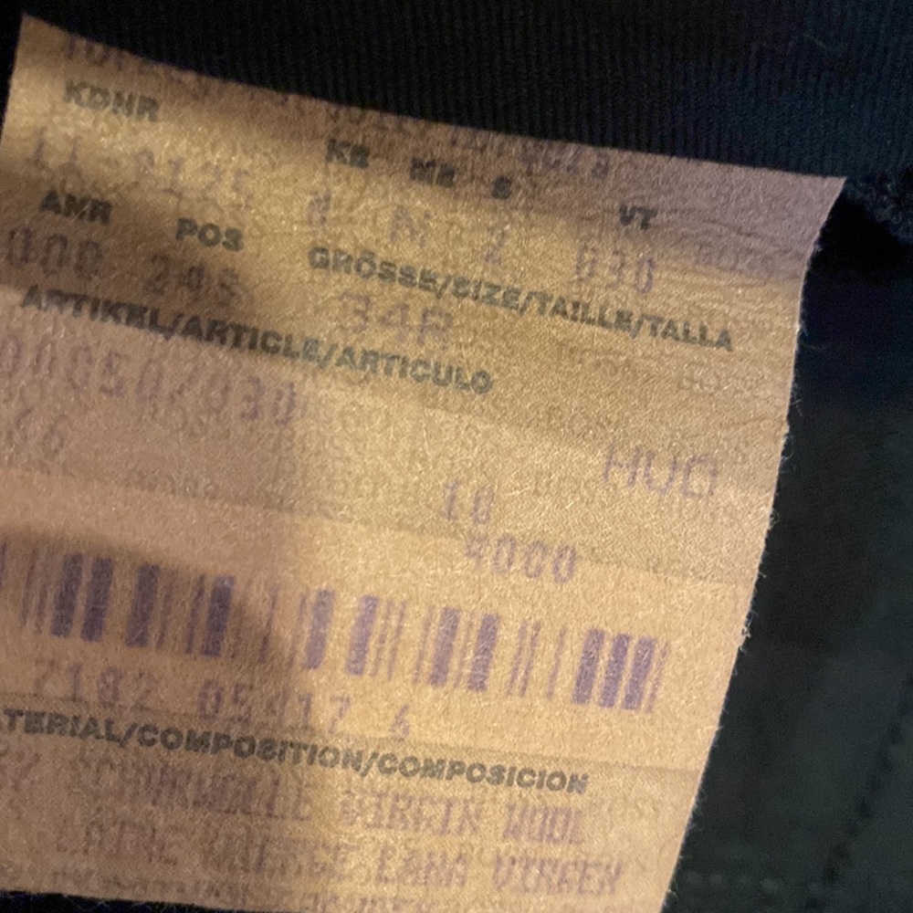 Hugo boss virgin wool dress pants 34R - Picture 5 of 10
